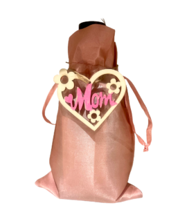 Mothers Day Satin Wrapped Organic Almeria Gold Coupage 500 ml