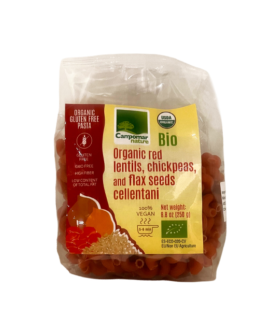 Organic LENTIL/CHICKPEAS/FLAXS CELLENTANI (CASE OF 12)