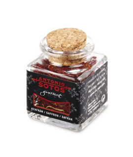 2gm Saffron Threads in a Crystal Jar by Antonio Sotos (CASE OF 12)