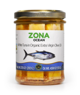 White meat tuna in Organic EVOO (200gms) (CASE OF 12)